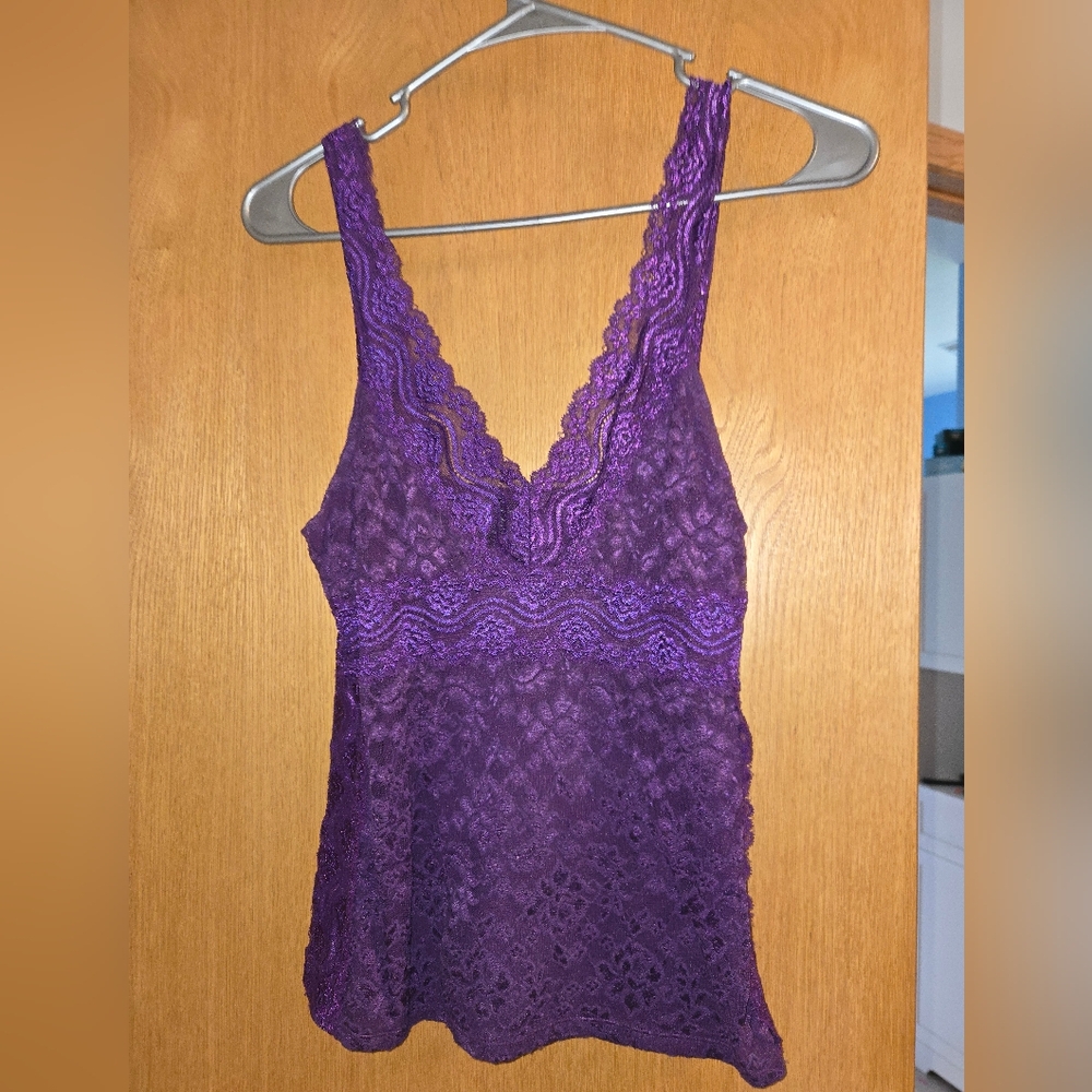 Moda International Purple Lace Chemise
